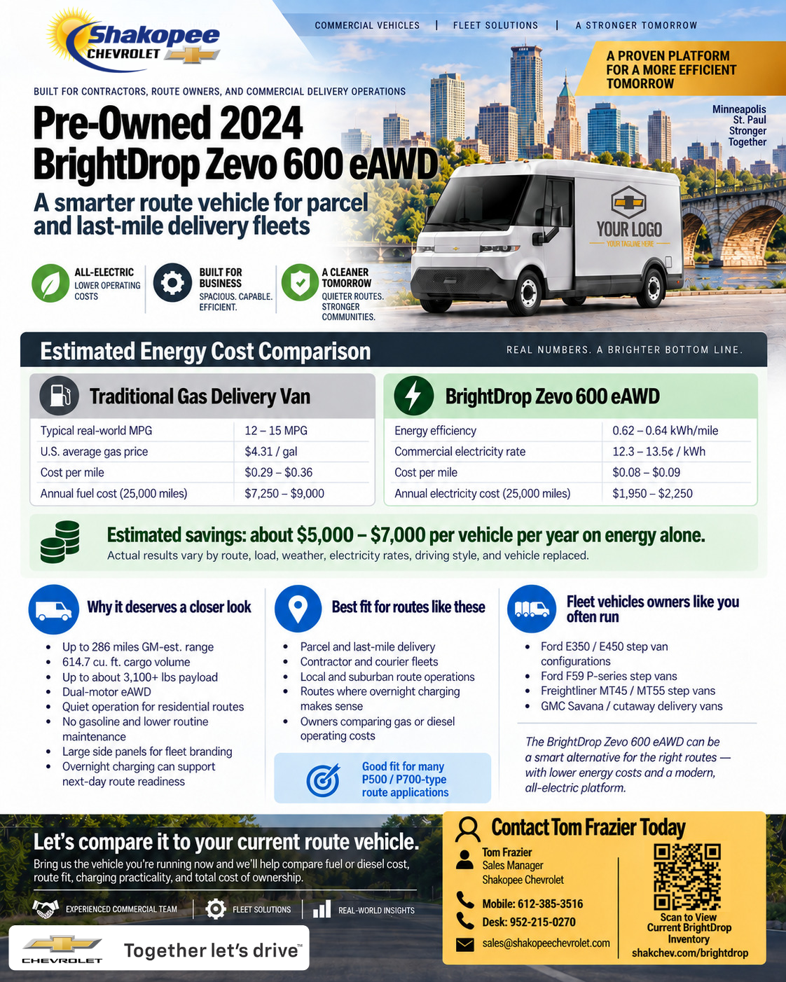 Pre-Owned 2024 BrightDrop Zevo 600 eAWD — Shakopee Chevrolet Commercial